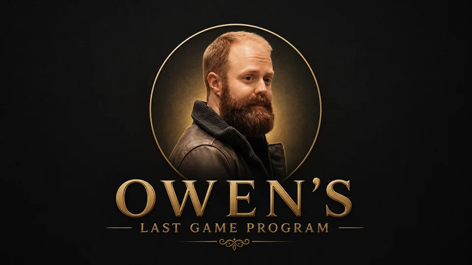 Owen's Last Game Program